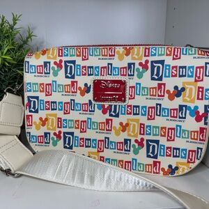 Disneyland 65th anniversary crossbar Loungefly NWT